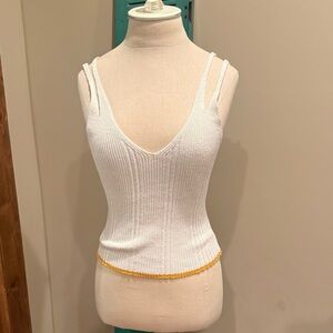 Pilcro Ribbed Knit Sweater Tank
